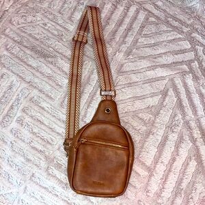 Brown Telena Crossbody Bag